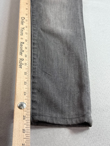 DL1961 Margaux Instasculpt Ankle Skinny Gray Stretch Jeans Women 28 Crop