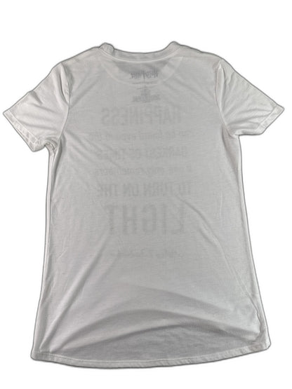 Harry Potter Albus Dumbledore Graphic Tee XS White Polyester Rayon Regular Fit