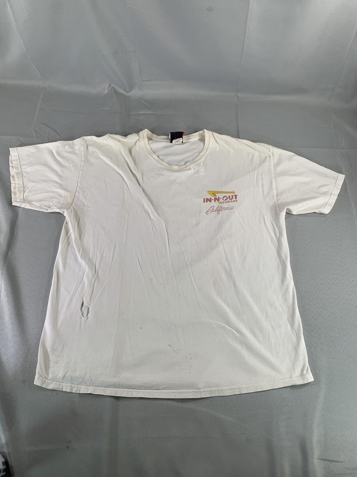 Vintage In-N-Out Burger Shirt Mens XL Hanes Beefy-T California 2005 Tee 00s
