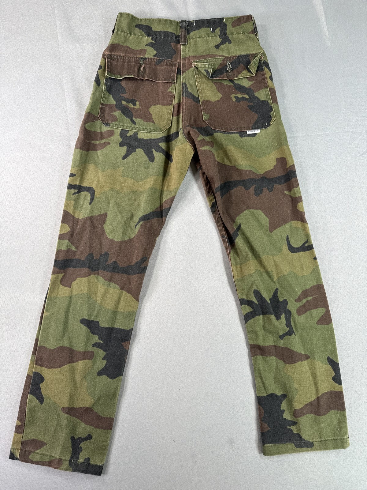 TROOPER Cargo Pants 30x30 Camouflage Brown Green POLYESTER COTTON Military