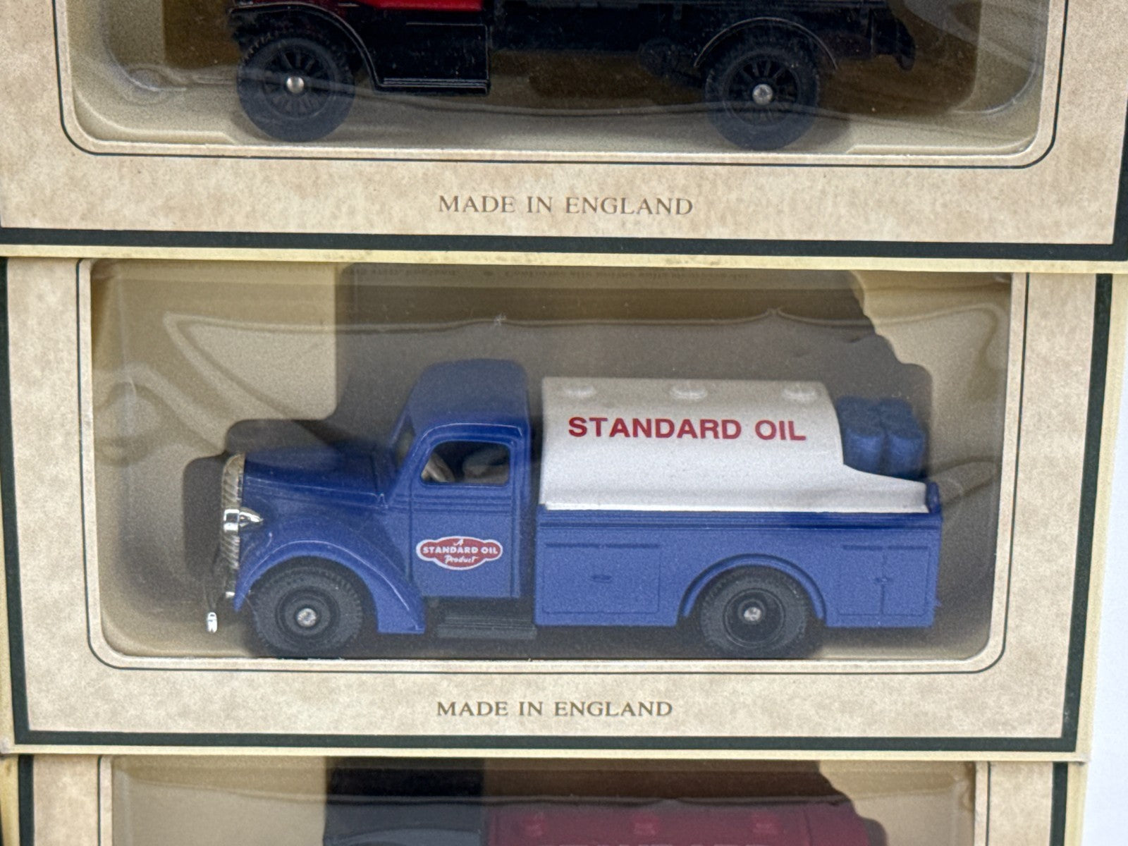 Lledo Days Gone Standard Oil Chevron Truck Set Lot 6 Diecast England Boxed Red
