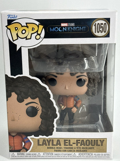 Funko Pop Layla El-Faouly 1050 Moon Knight Marvel Bobblehead Vinyl Figure Boxed 