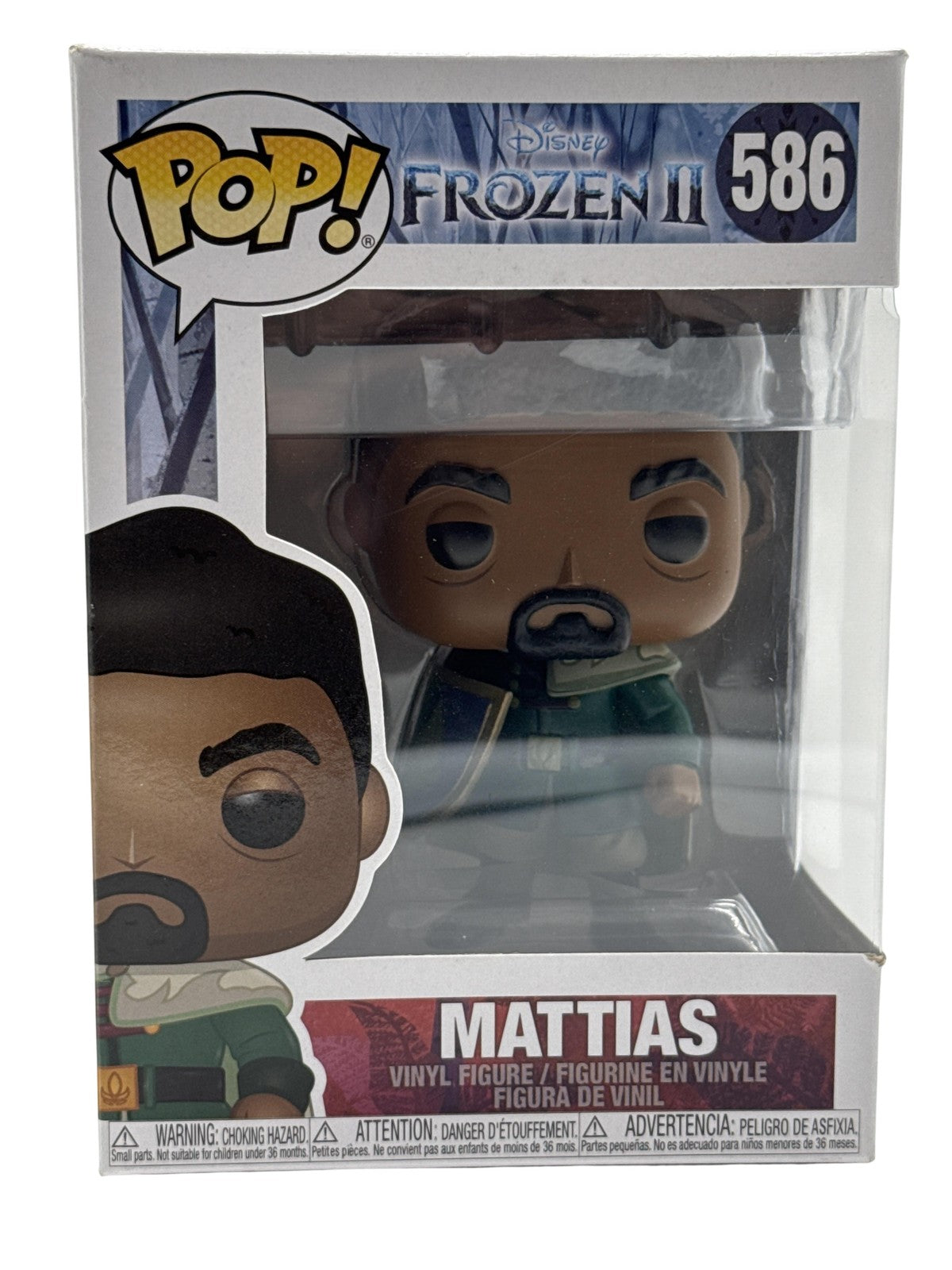 Funko Pop Disney Frozen II Mattias #586 Vinyl Figure Multicolor Standard Size