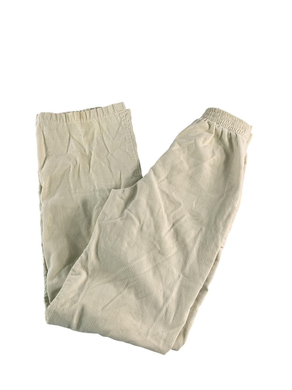 Ocean Pacific Pants Youth 7 Beige Corduroy Elastic Waist Zip Fly OP Sunwear Red