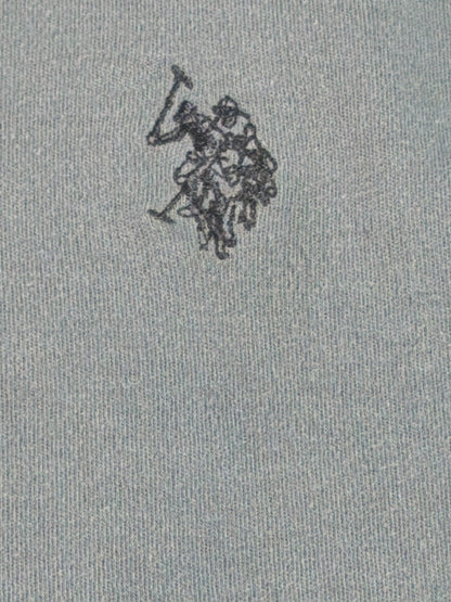 US Polo Assn Polo Shirt Mens XL Blue Gray Cotton Classic Logo Casual Preppy