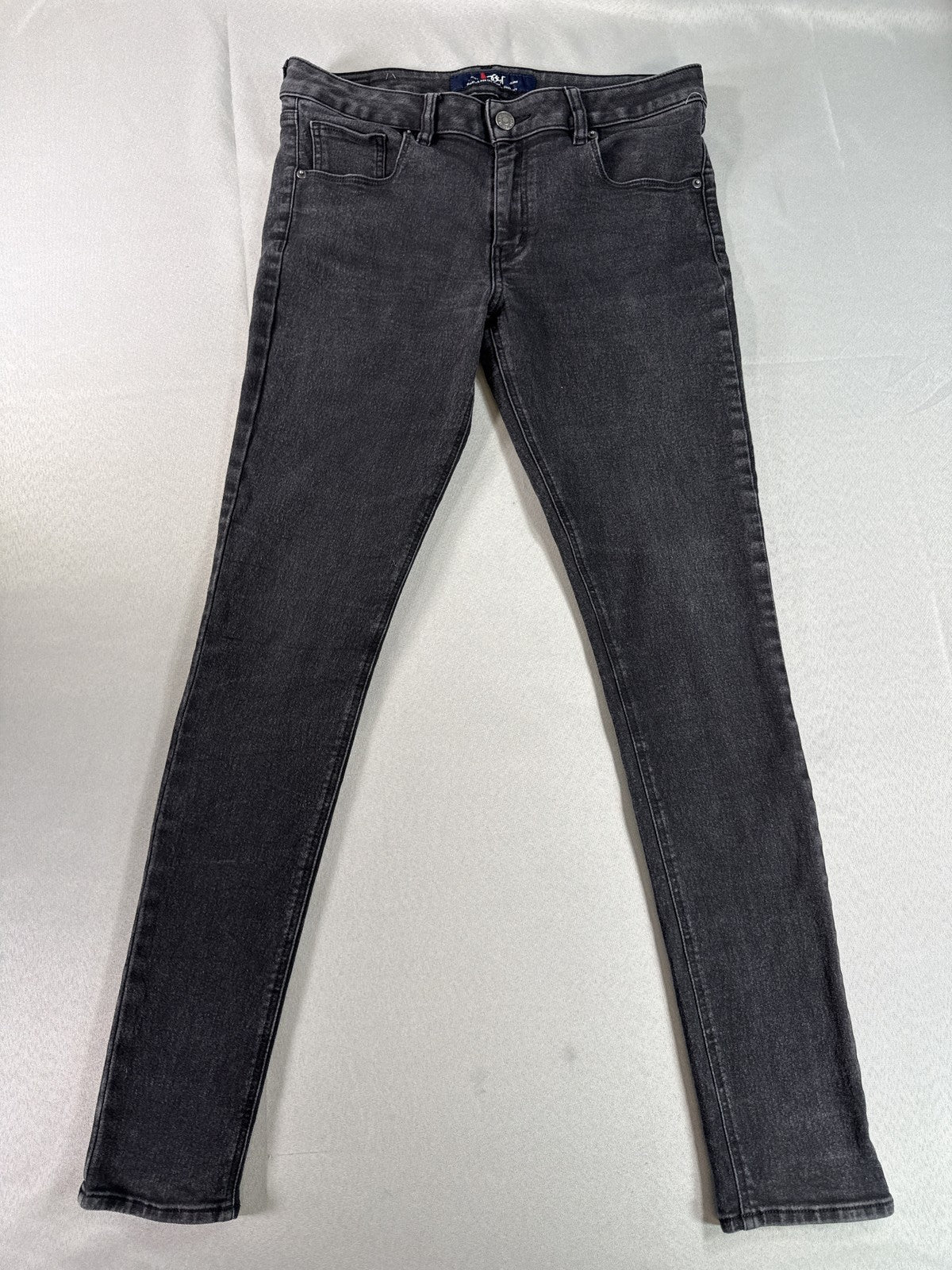Women's Black Denim Skinny Jeans 13 Stretch Mid Rise Comfortable