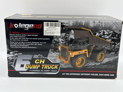 kolegend K 201 Remote Control Dump Truck RC Construction Vehicle Toy Yellow