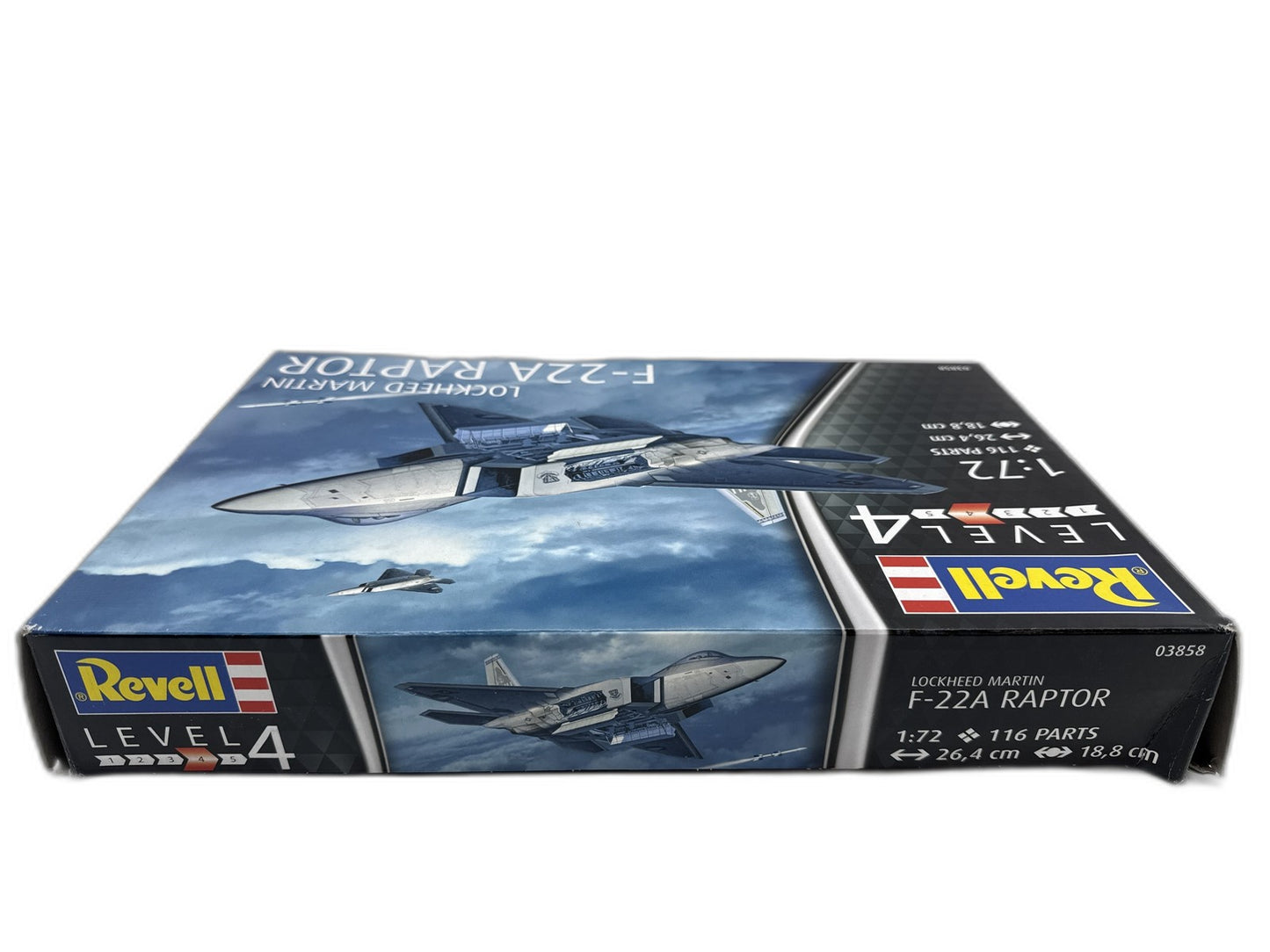 Revell F 22A Raptor 1:72 Scale Plastic Model Kit Unassembled