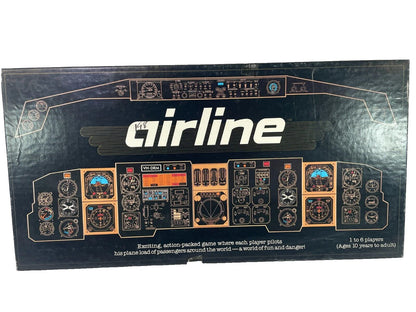 Airline Board Game Mulgara Complete Set Travel Theme 1-6 Players Vintage 1985
