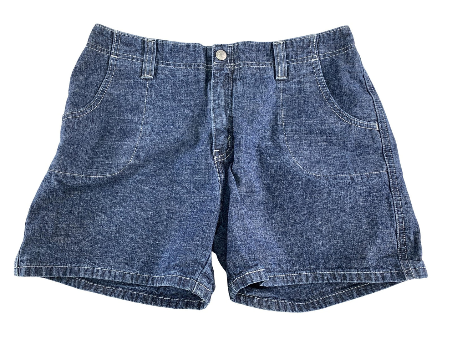 Levis Shorts Womens 12 Denim High Rise Utility Carpenter Pockets Casual Summer