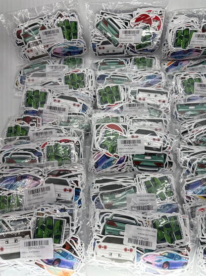 JDM Stickers Wholesale Lot 40 Packs x200pcs GTR Supra RX7 Skyline Vinyl Decal