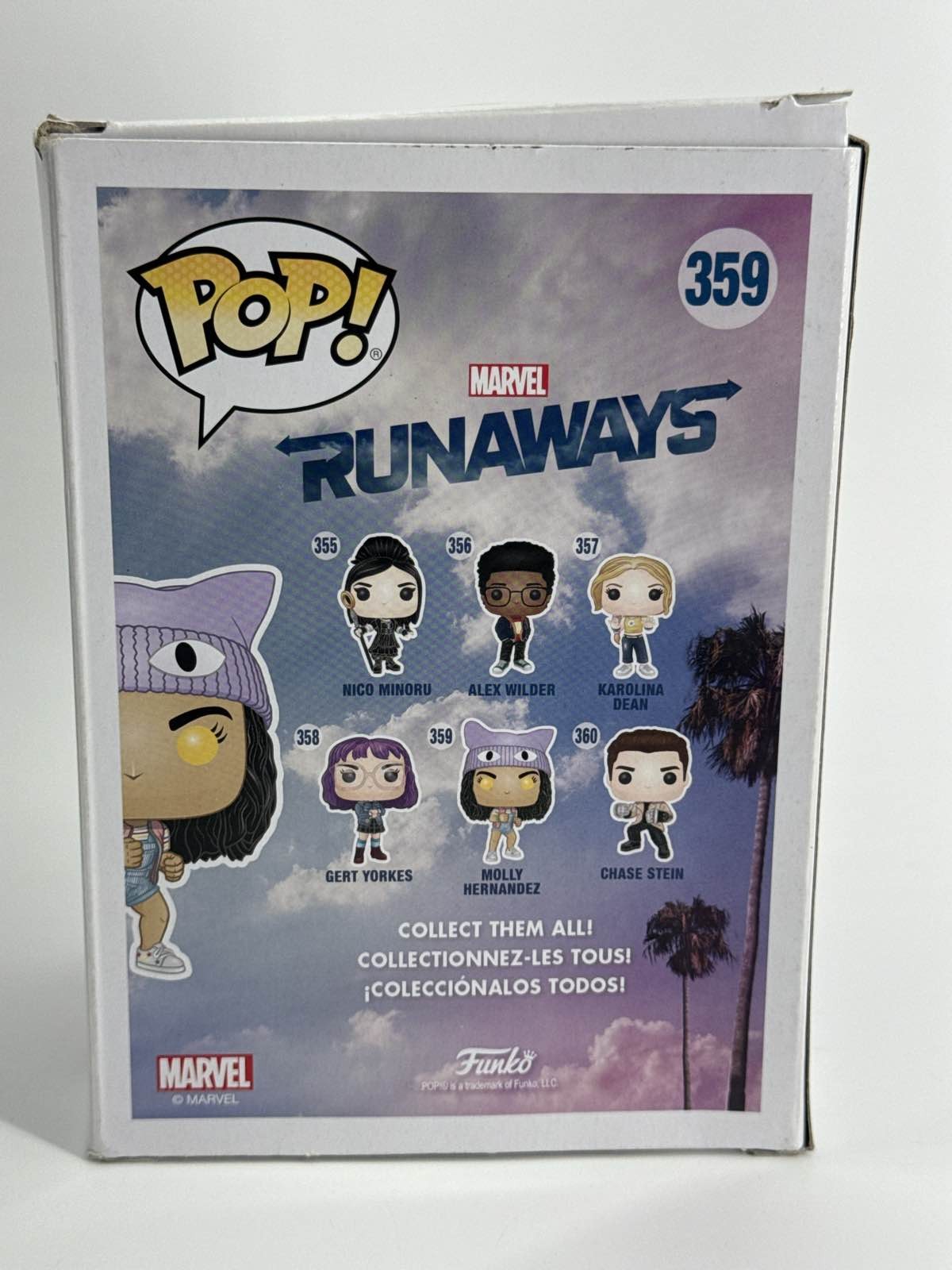 Funko Pop Molly Hernandez 359 Marvel Runaways Figure w Box 2018 Displayed Red