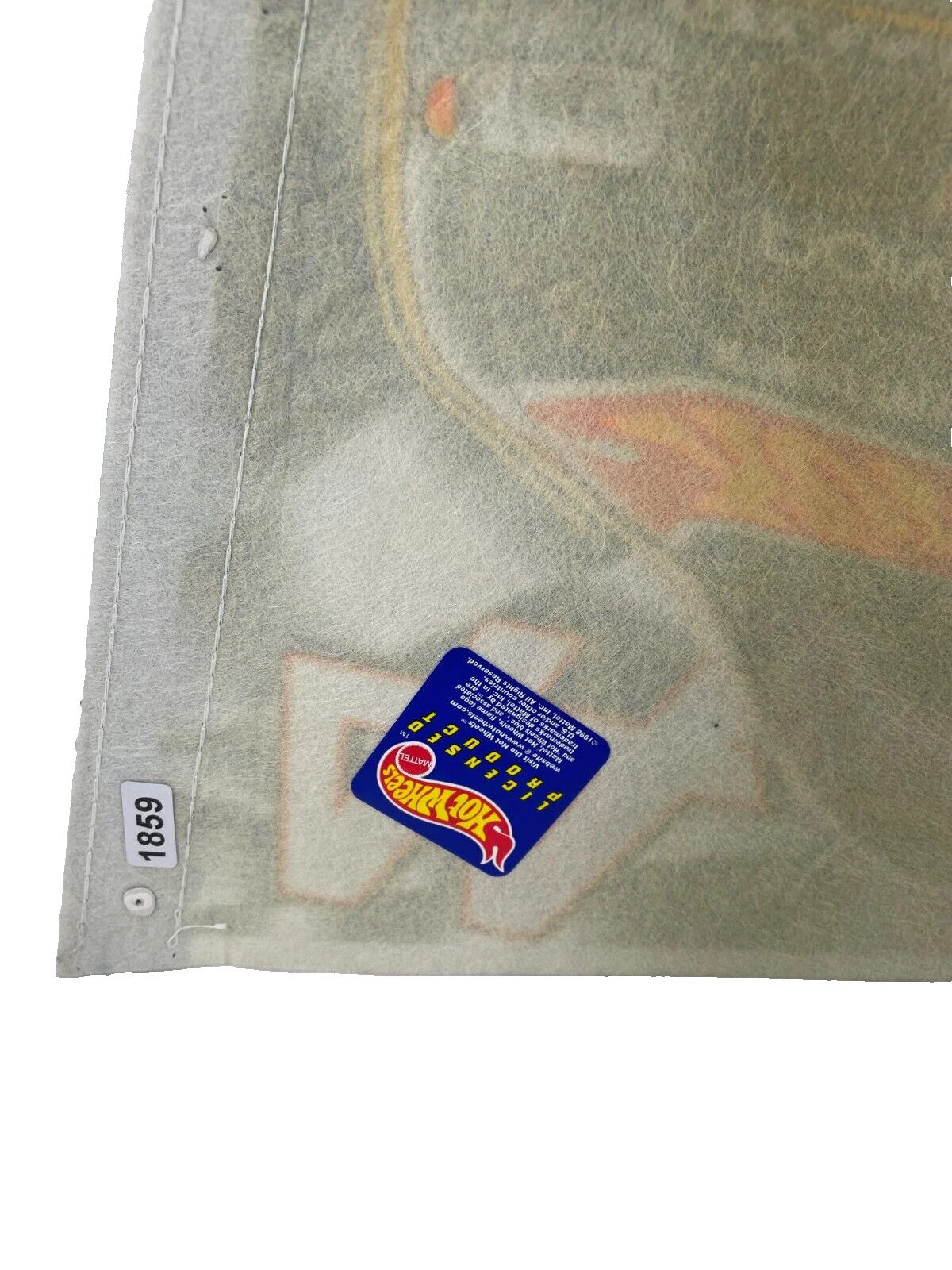Kyle Petty 44 Hot Wheels NASCAR Felt Pennant Pontiac Grand Prix Vintage 90s Gold