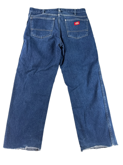 Dickies Dungarees Adult 30x30 *34x29* Blue Overalls DenimWork Carpenter LOT OF 2