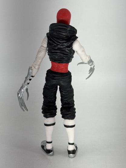 The Loyal Subjects Foot Assassin Action Figure Red Black Silver Plastic Comics