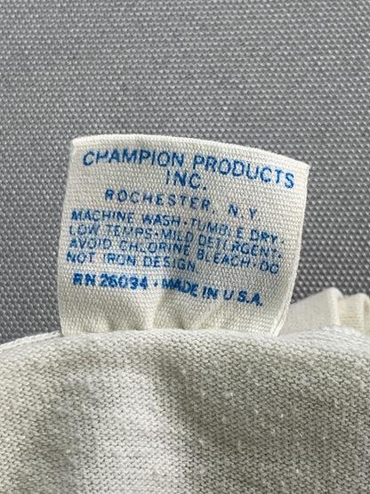 VINTAGE Champion Shirt Kids XS (2-4) White Allen-Bradley AB Logo Made USA 80s