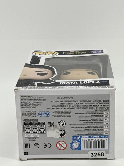 Funko Pop Marvel Hawkeye Maya Lopez #1214 Vinyl Bobblehead Figure Black Common