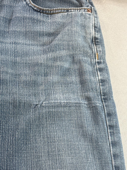 Levi Strauss Signature Capri Jeans Womens 10 Light Wash Denim Mid Rise Crop