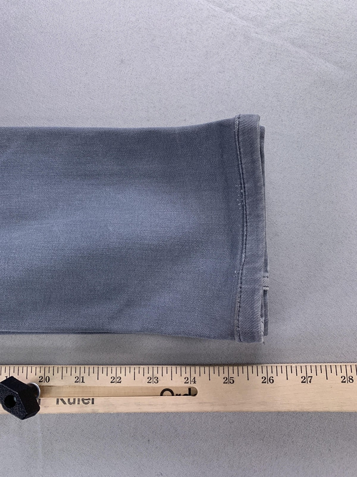Paige Federal Jeans Mens 31x28 Gray Slim Straight Stretch Denim Pants Casual on