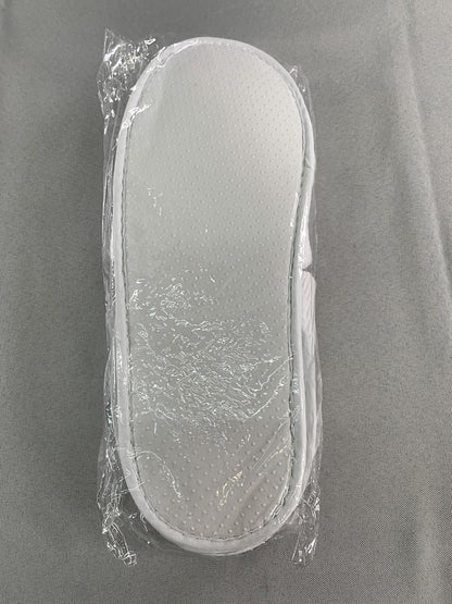 Aria Tower Suites Slippers One Size White Hotel Spa Open Toe Apparel Clothing