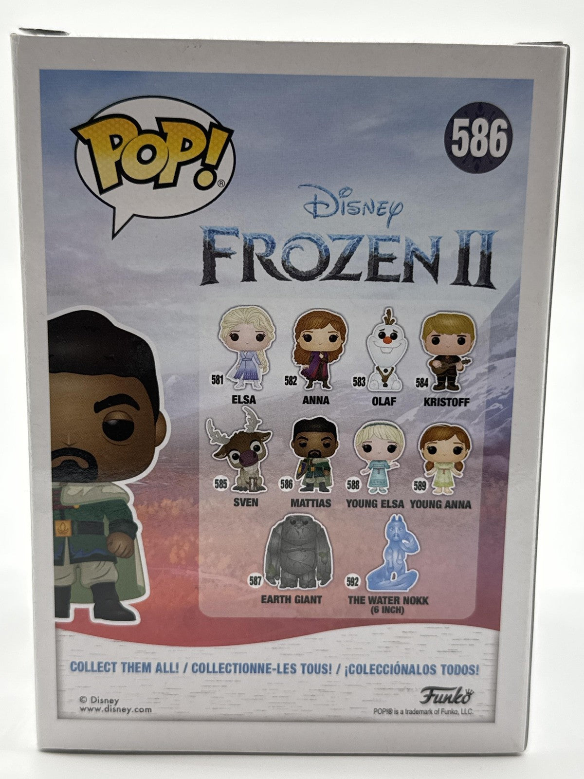 Funko Pop Disney Frozen II Mattias #586 Vinyl Figure Multicolor Standard Size
