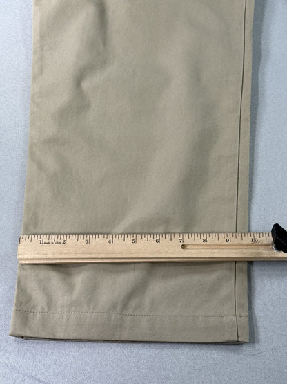 GAP Khaki Chino Pants 38x30 100% Cotton Flat Front Straight Leg Classic Fit