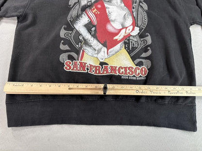 Unbranded San Francisco 49ers Sweatshirt Men's M Black Cotton Crewneck Long