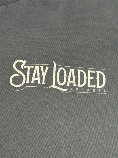 Stay Loaded Apparel Mens Medium Black Only 1% Of Us Big Rig Semi Truck Tshirt
