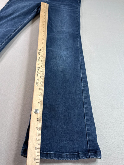 Simply Vera Vera Wang Bootcut Jeans Womens 2R Dark Wash Mid Rise Stretch