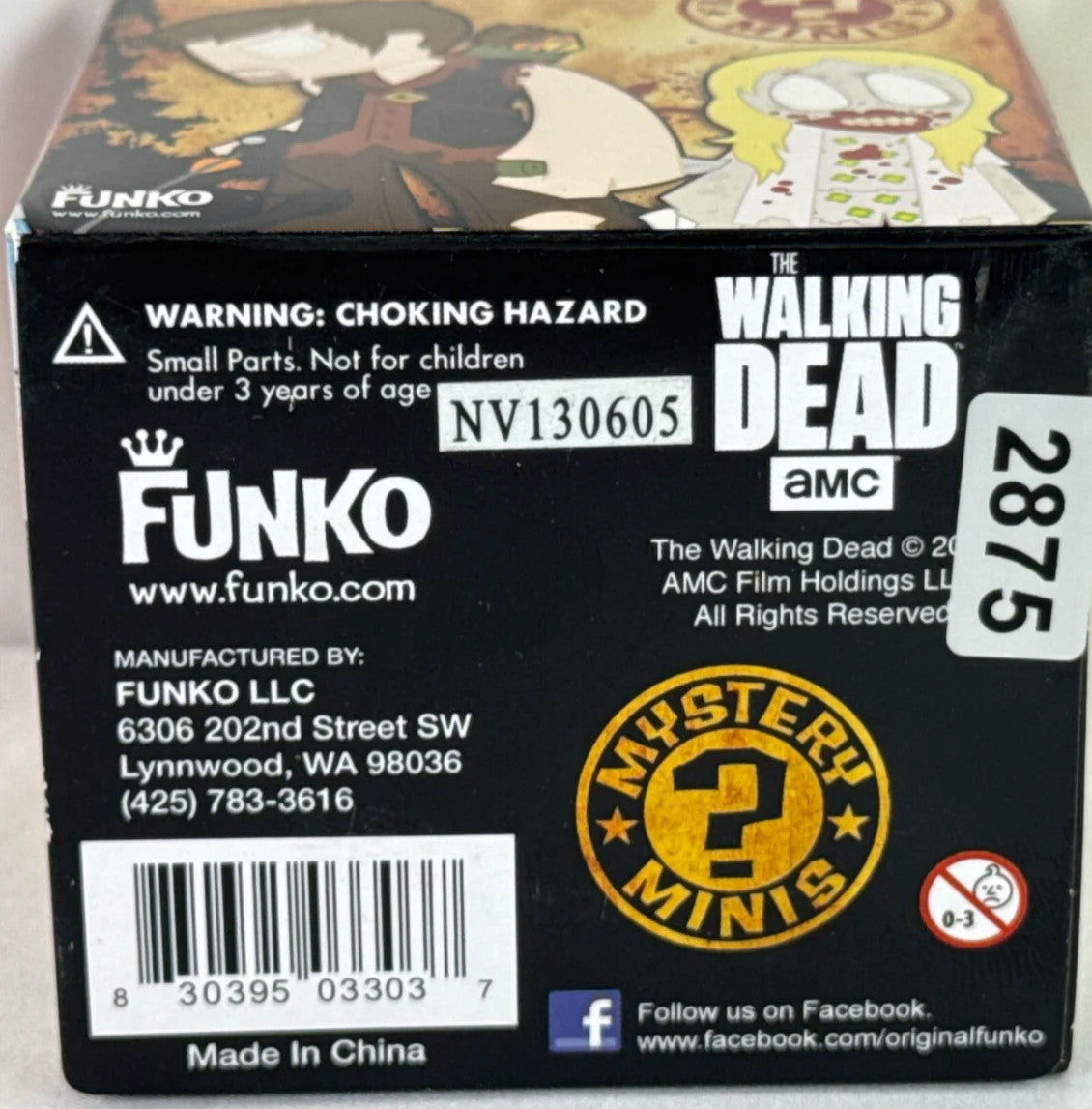 Funko Mystery Minis Walking Dead Series 1 Screwdriver Eye Zombie 2013 w/ Box HTF