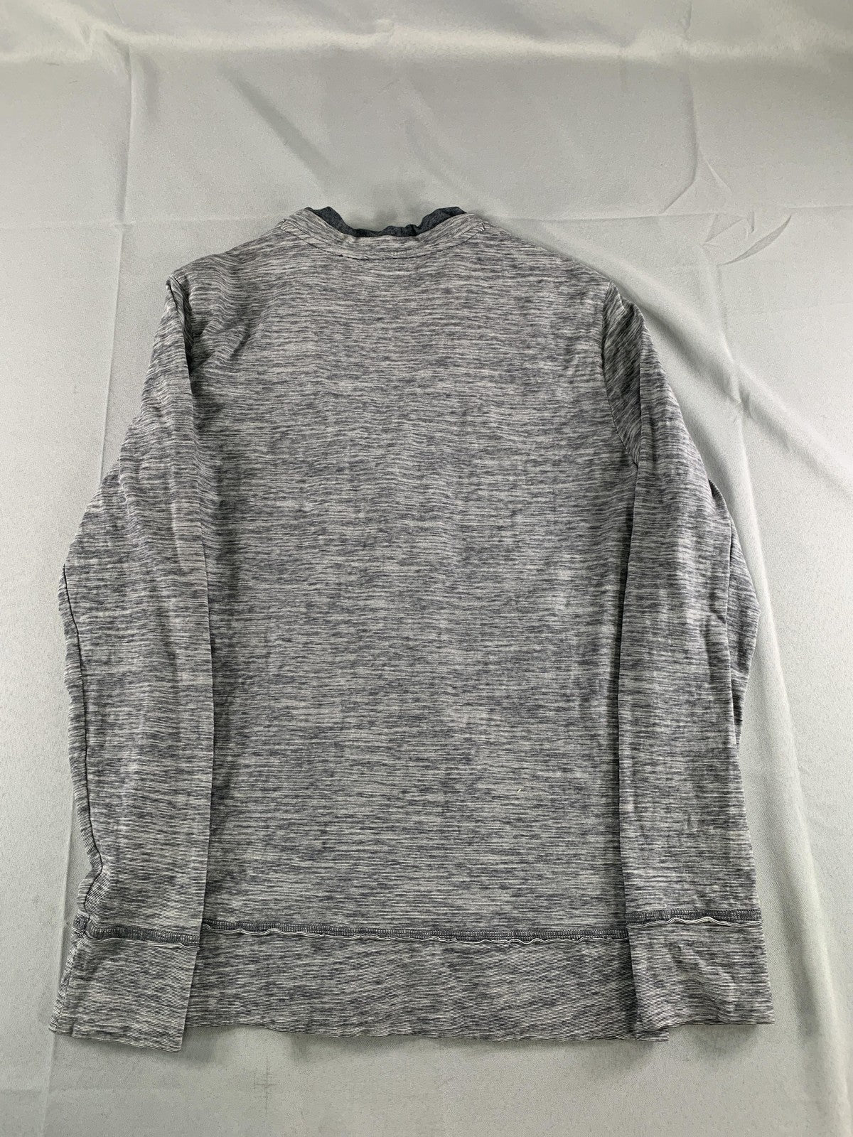 Hugo Boss Cardigan Sweater Mens Small Gray Striped V Neck Boss Orange Casual on