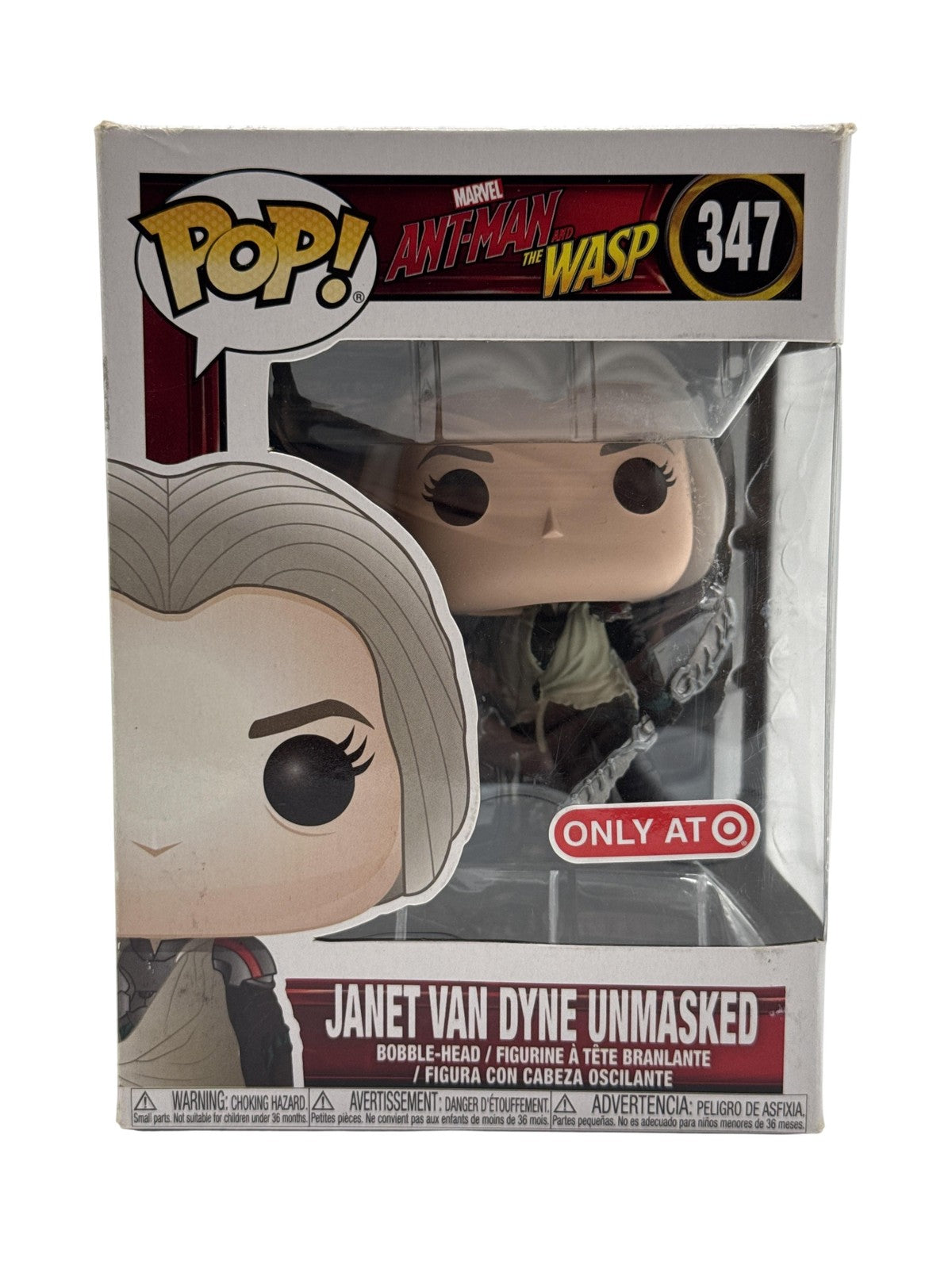 Funko Pop Marvel Ant-Man And Wasp Janet Van Dyne Unmasked 347 Target Exclusive
