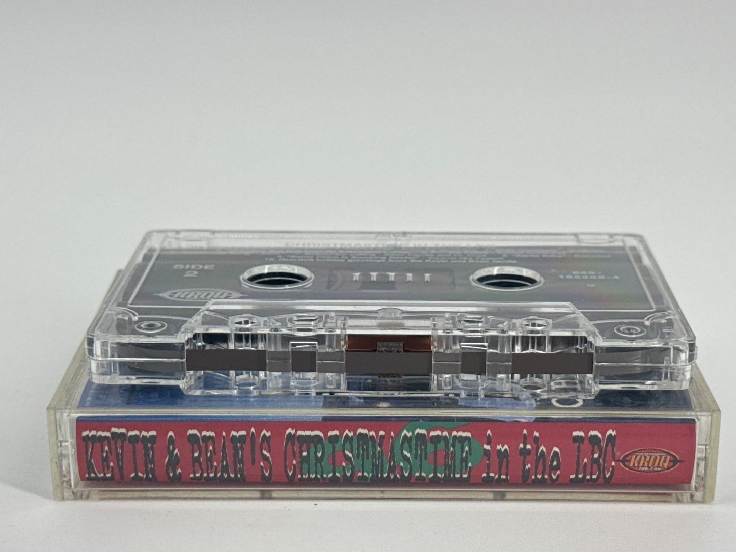 Kevin & Bean Christmastime LBC KROQ 90s Cassette Tape Rare Clear Shell Alt Xmas