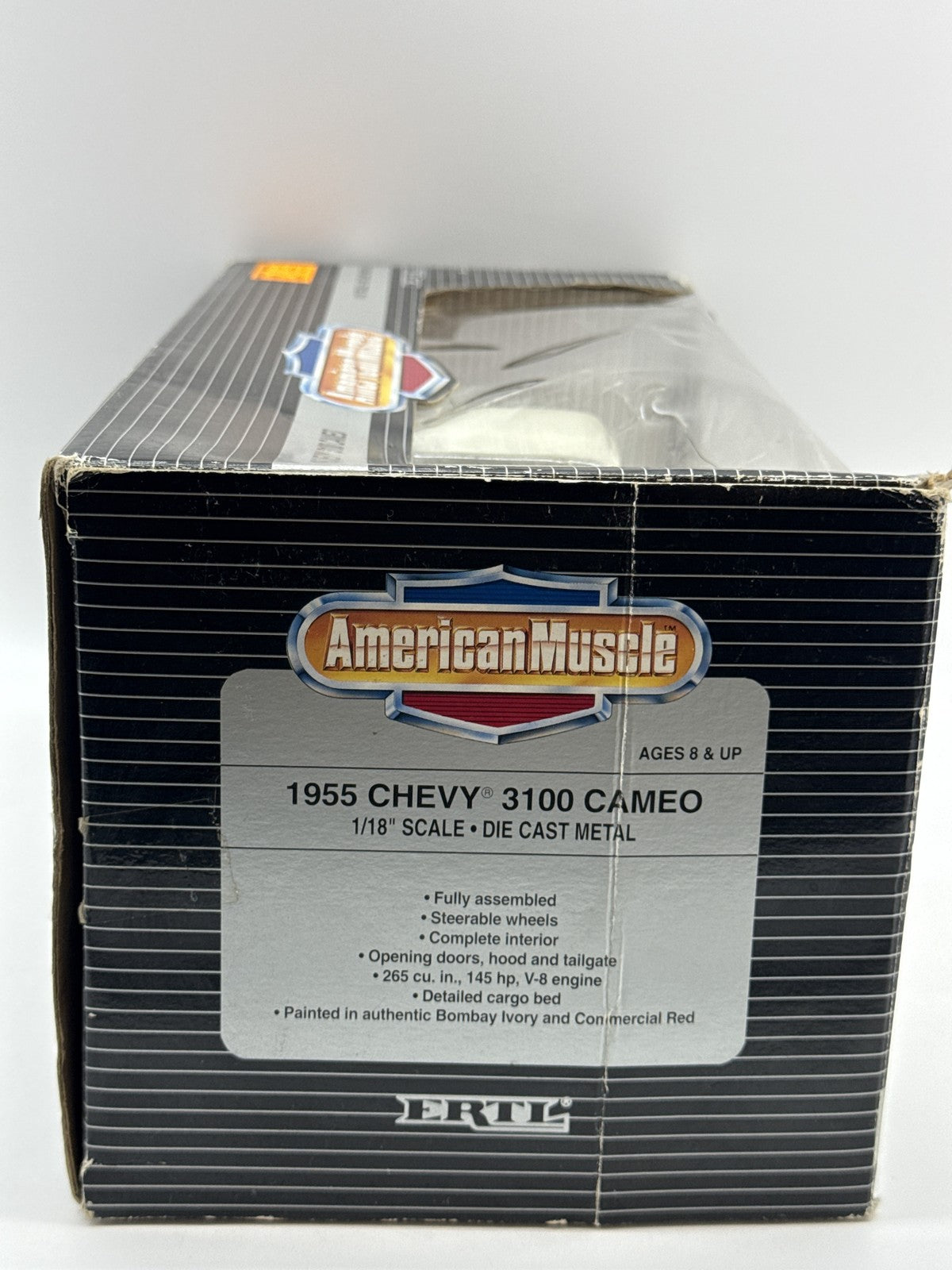 ERTL Chevy Cameo Die Cast Model 1:18 Scale White