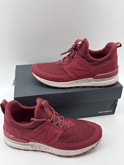 New Balance Burgundy Running Sneakers 8 US Womens US Knit Lightweight Breathable