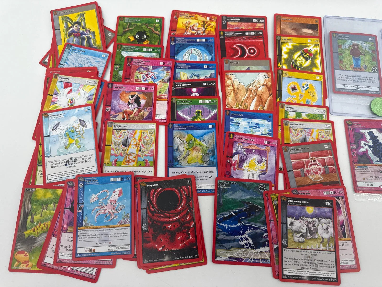50x 2025 Metazoo Trading Card Game Lot Basic Holo RH Rare Holographic TCG
