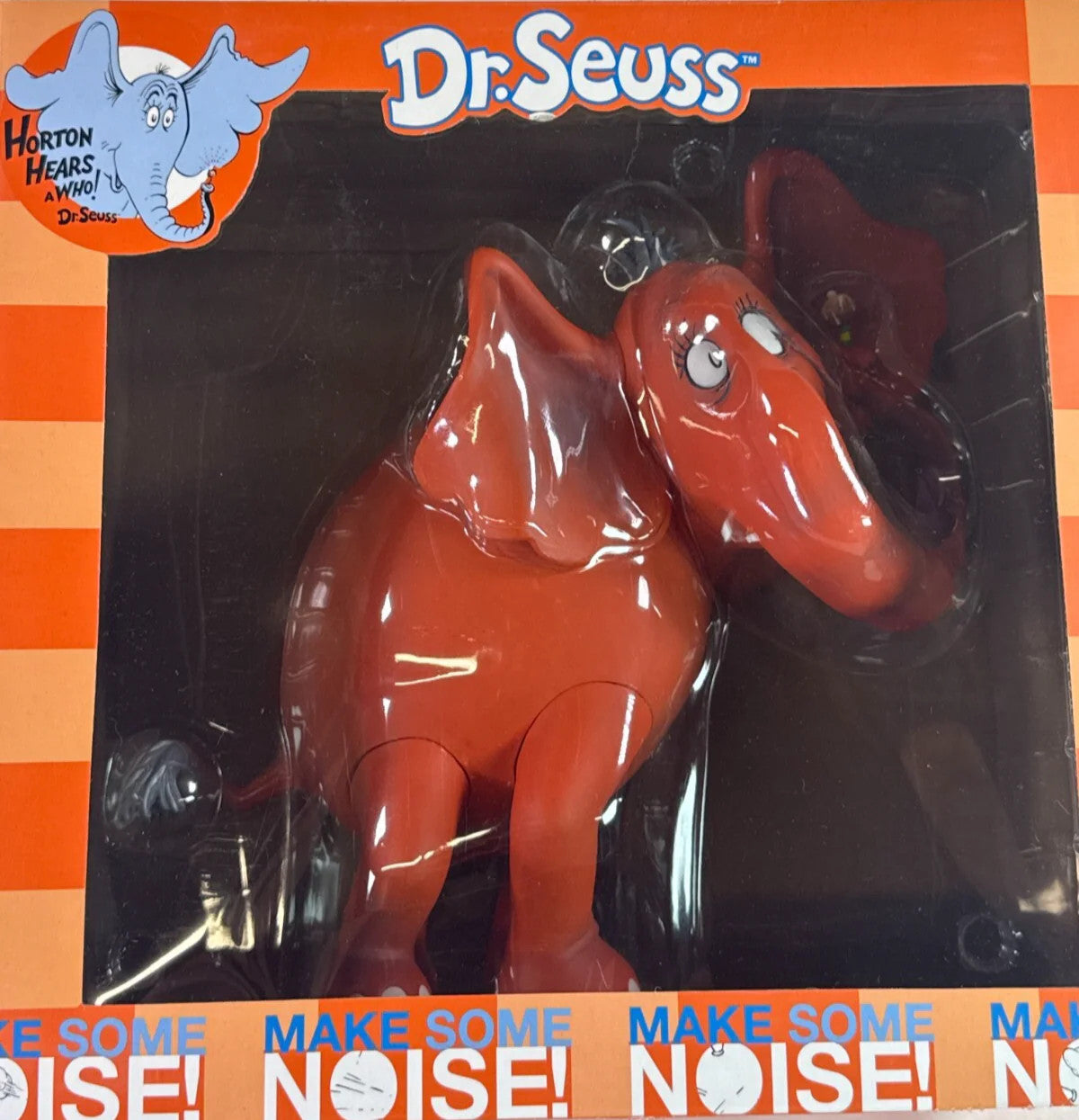 Horton Hears a Who Chase Orange Red Figure Dr Seuss Super Rad Toys DeFeo Rare