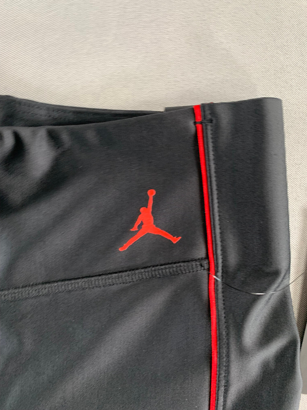 Nike Jordan DC2177-010 Womens XS Bike Shorts Black Red Tight Fit Logo NWT New