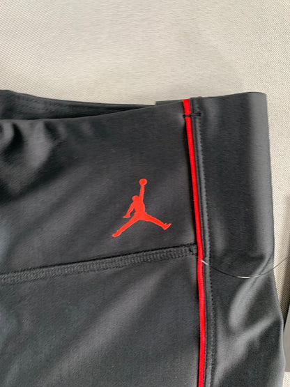 Nike Jordan DC2177-010 Womens XS Bike Shorts Black Red Tight Fit Logo NWT New
