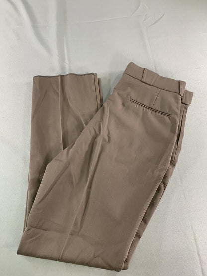 Flying Cross Pants Mens 18 Regular Brown Wool Blend Uniform Dress Made USA on