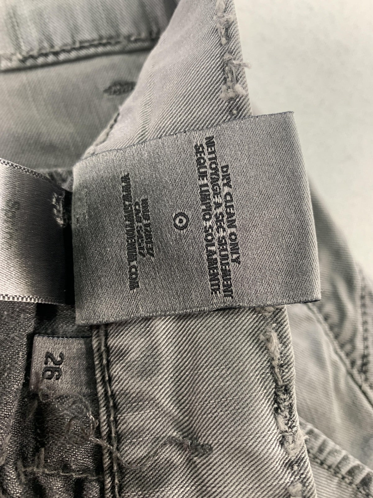 Siwy Jeans Womens 26 Gray Straight Leg Charcoal Wash Stretch Denim Casual USA on