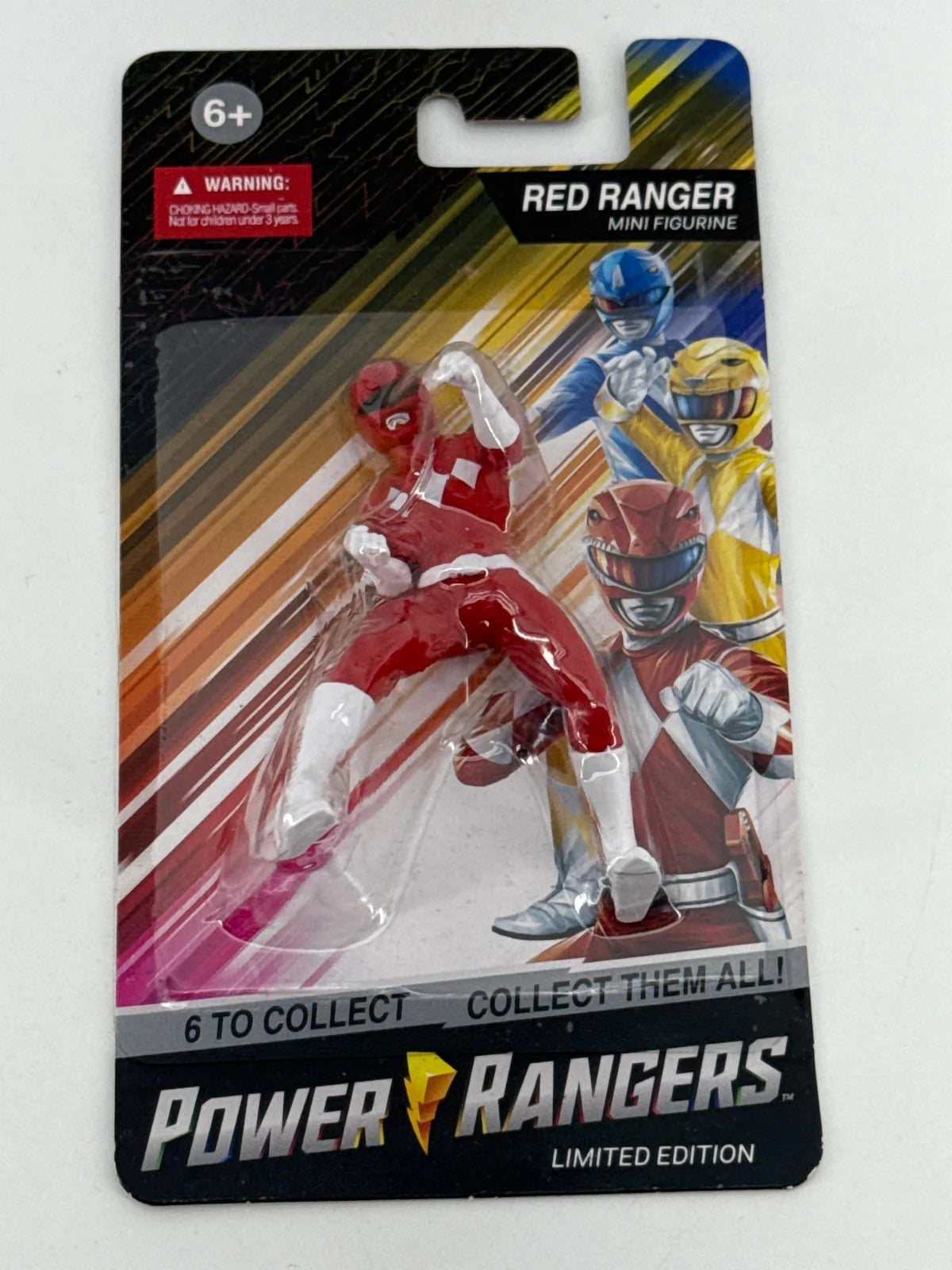 Power Rangers Mini Figures Lot of 2 – Red & Black Ranger Prexio Hasbro 2021