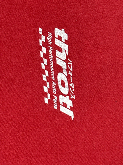 Throtl High Performance Throttle Auto Parts Graphic Tee 2XL Red Cotton Crewneck