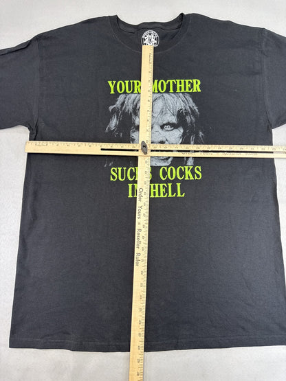 Morbid Empire Merchandise St Exorcist Horror Graphic Tee XL Black Cotton Regular