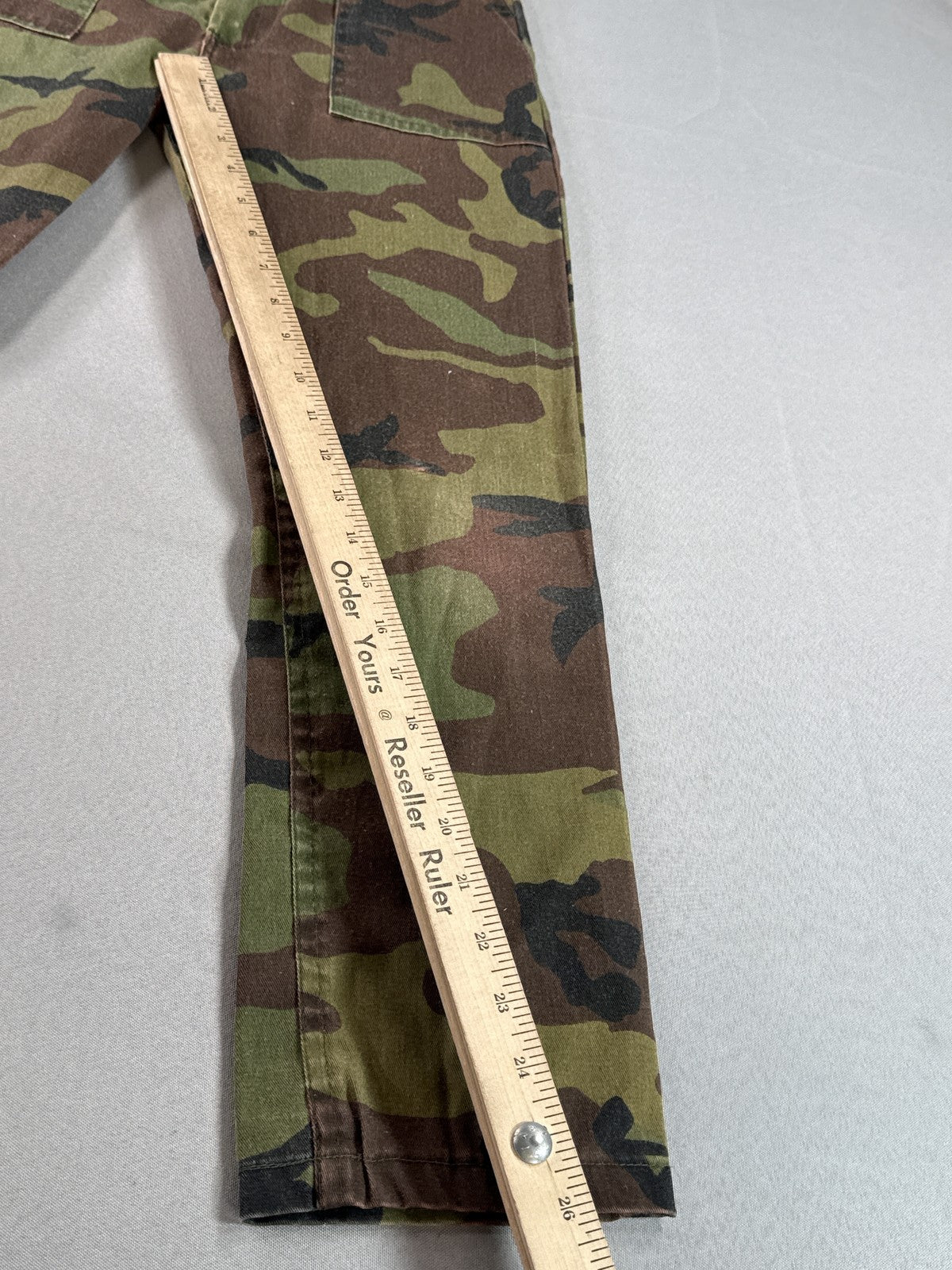 TROOPER Cargo Pants 30x30 Camouflage Brown Green POLYESTER COTTON Military