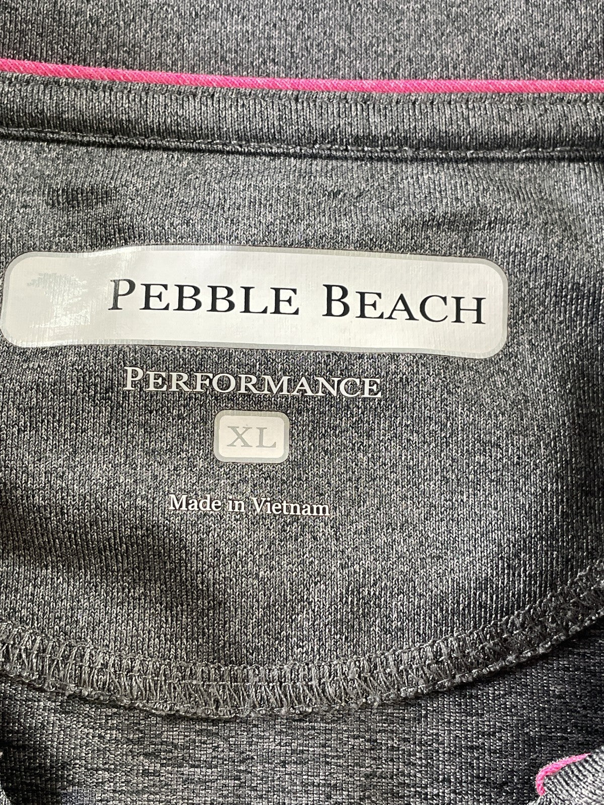 Pebble Beach Polo Shirt Womens XL Performance Short Sleeve Golf Athletic Top 94