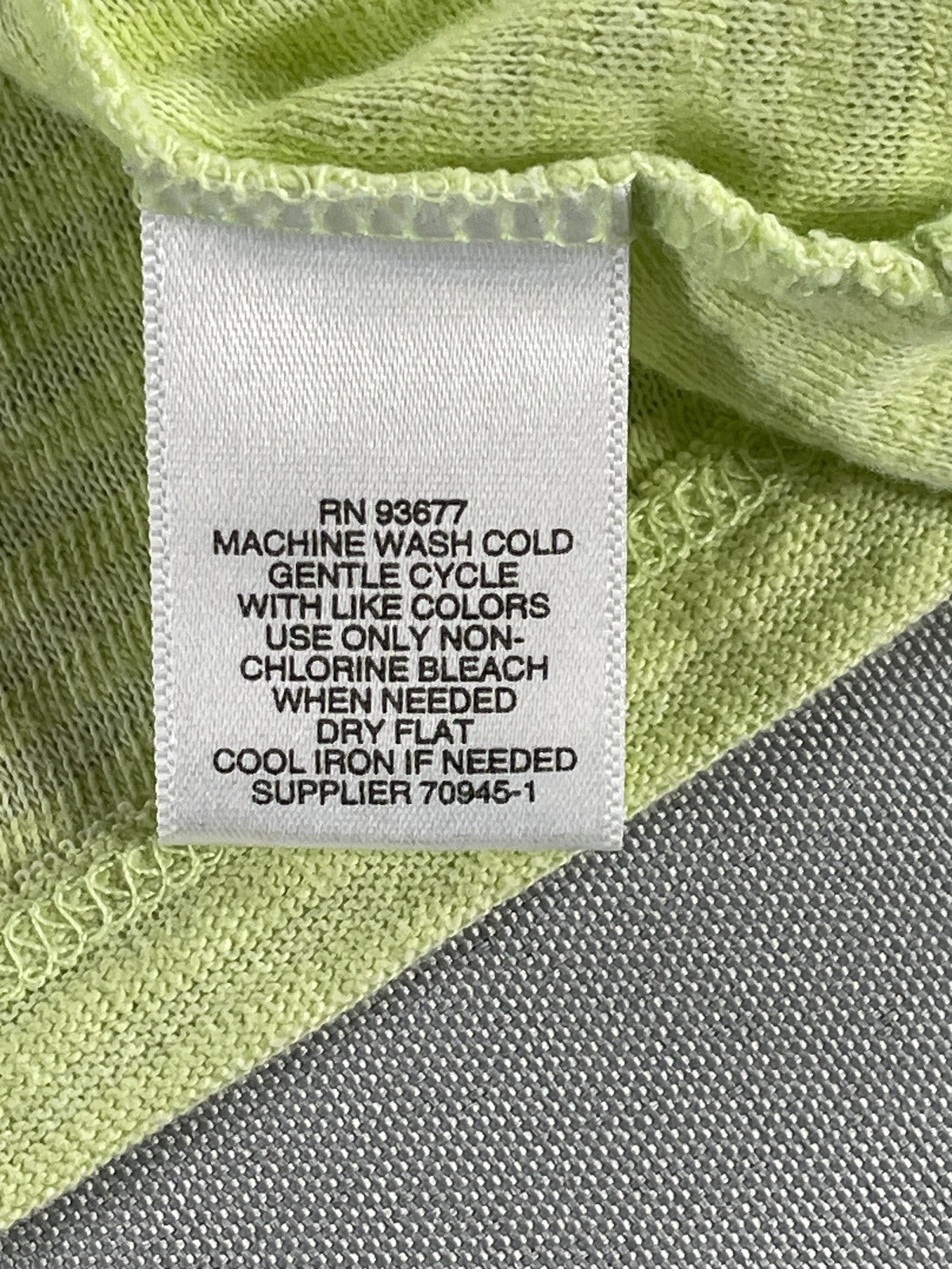 Liz Claiborne Shirt Womens XL Green 3/4 Sleeve Pullover Casual Lightweight Top