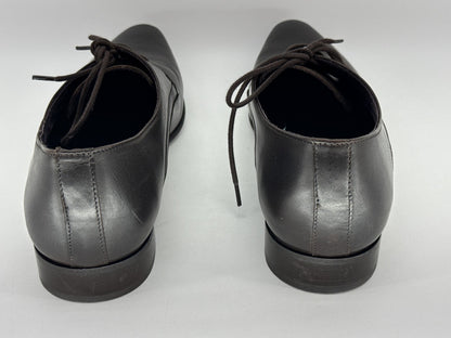 KG Kurt Geiger Dress 44 Shoes Mens 43 Brown Leather Slip On Loafers Made in Box