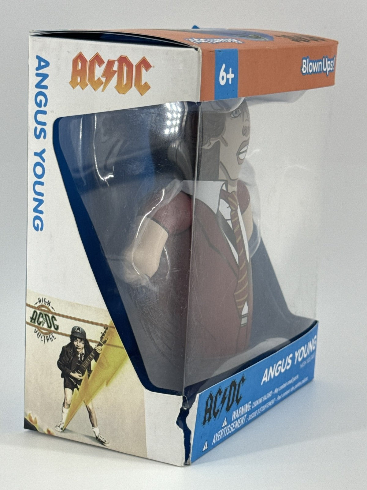 AC/DC Angus Young Blown Ups! Vinyl Figure Toy High Voltage New in Box 6+ Rare