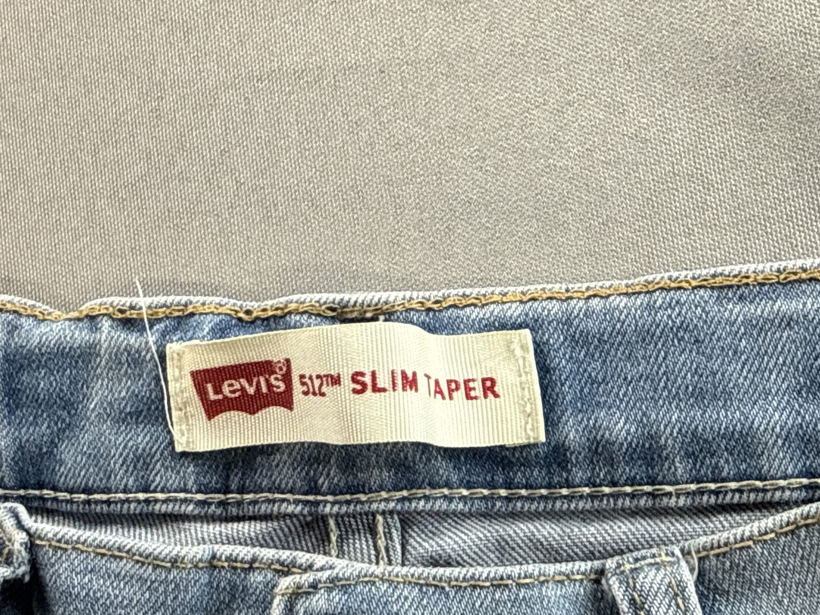 Levi's Straight Leg Jeans 12 REG Womens Light Blue Cotton Elastane Mid Rise
